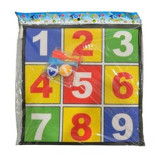 TOYS 投球靶 丟球玩具 投擲靶 飛鏢靶 黏黏球，兒童戶外運動玩具，親子互動遊戲, 單色, 1