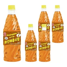 파인애플시럽 1kg 5개 2세트, 1개