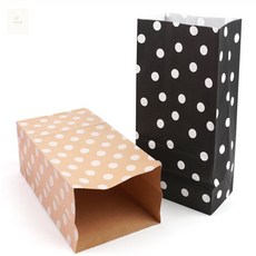 다모아꾸밈 컬러 도트 각대 봉투 포장각대봉투, 분홍