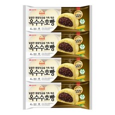 [빵공장 직송] 롯데베이커리 옥수수호빵 372g, 4봉