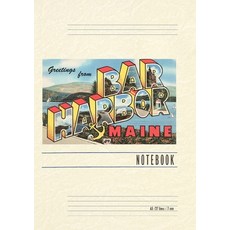 (영문도서) Vintage Lined Notebook Greetings from Bar Harbor Paperback, Found Image Press, English, 9798385423422