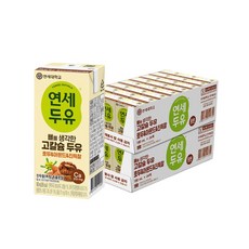 뼈를 생각한 고칼슘 두유 호두아몬드 진득찰슬림팩, 48개, 180ml