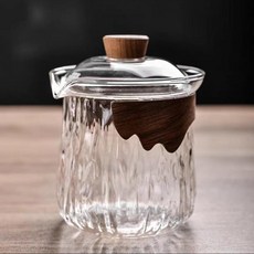 玻璃公道杯 滄海蓋碗 分享壺, 1個, 透明款