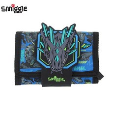 호주 스미글 지갑 남자 블루 기계식 드래곤 클러치 지갑 3단 카드 가방 동전 지갑 5인치 smiggle