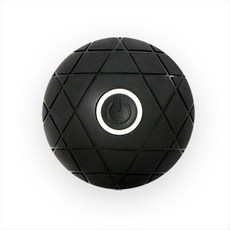 전기 요가 마사지 볼 USB 근육 이완을위한 USB 충전식 진동 근막 공 목 및 허리 완화에 이상적, 그림처럼, 1개