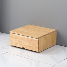 알파침대 몬드 원목 협탁 미니 서랍장, 1개, 내추럴_1단