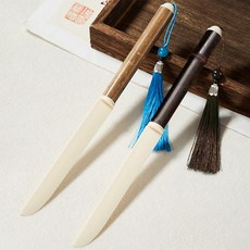 삼석당 민화 동양화 서예 화선지 종이자르는 칼, 1개, 월넛