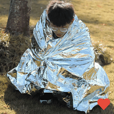 봄 나들이 고급 재난구호물품 은박지 담요 체온유지 은박 응급 체험학습 소풍 방학 여행, 1개, 상세페이지 참조