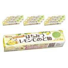 Kanro 甘樂 蜂蜜檸檬維他命C潤喉糖, 10條