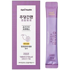 옵티헬스 주당간편 숙취해소제, 140ml, 1개