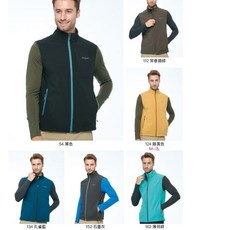WILDLAND 荒野 男款 彈性防風超潑機能輕量保暖背心 W2702/W2706
