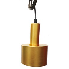 瓦勒 吊燈 圓柱型 LC-124 設計師款 金屬材質 餐廳燈, 金色