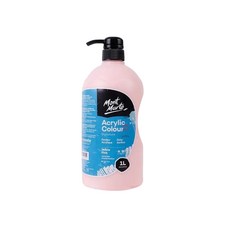 蒙馬特 無毒廣告顏料 DIY油畫顏料 兒童顏料 流體畫 丙烯顏料 水彩, 肉色1L單瓶