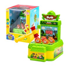 Crazy Hamster 打地鼠遊戲機 聲光互動益智玩具, 1個