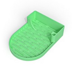 마이채채 텀블러 건조 정리대, 1개, 그린