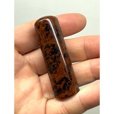 天然紅黑曜石印章, 1個