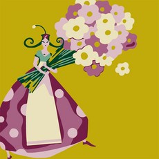 MEIISEO숫자 유화 DIY그림 그리기 셀프페인팅 침실 거실 장식, 꽃의 요정 - 13번, 옵션1