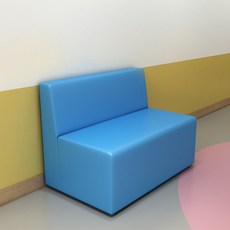 소파 1인용디자인 방수 패브릭 귀여운 거실 인테리어용 다용도, 100cmx60cmx72cm(수출 품질)