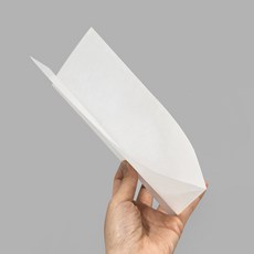 일회용 다용도 내면 코팅 쉬운 포장 L자형 핫도그 봉투 백색, 1세트, 200개