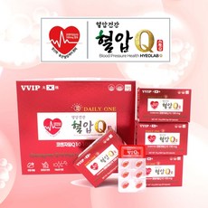 혈압건강 혈압Q 식약청기능성인증 (코큐텐 / 코엔자임Q10+송침류 / 솔잎증류농축액) 120캡슐 + 쇼핑백포함, 1개, 120정