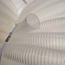 PVC螺旋四季節管 高壓水管 牛筋螺紋軟管 防曬 防凍 不打結, 3寸內徑72毫米*1米*白色, 1米