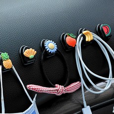 차량후크 케이블정리 다용도걸이 차량정리 틈새활용 자동차수납