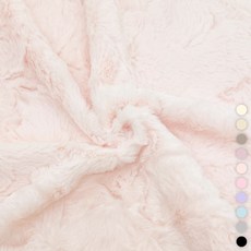 헬로공방 털원단 카우 헤르메스 벨보아 촬영용 책상 화장대 포토카드 배경천 퍼원단 10컬러, 코튼핑크, 1개