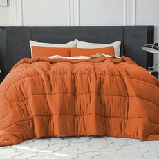 심플 플루언스 워싱 부드러운 코튼 100 머슬린 거즈 이불 사이즈 3PCS 이불 세트, Twin, Cream