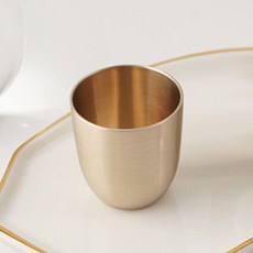 거창유기 술잔 유기 컵 수공예, 1개, 소주잔