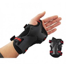 손목 스케이트 롤러 보호대 핸드 패드 스케이팅 손장비 스포츠 까짐방지, 1개, 레드