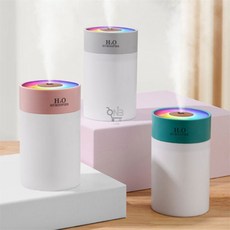 무드등 침실 LED 가습기 탁상용 조명 사무실 책상 차량용, 라이닝H5가습기(매트화이트)