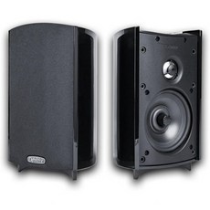 Definitive Technology ProMonitor 800 북쉘프 스피커 2개 블랙 홈시어터용 모든 대형 스피커와 동급 컴팩트형 고화질 위성 1쌍, 2 Pack