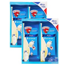 코스트코 벨큐브 래핑카우 플레인 치즈 48큐브, 500g, 1개