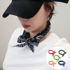 여름 아이스 쿨링 야외활동용 쿨 스카프 5P 세트, 5개, 혼합 컬러