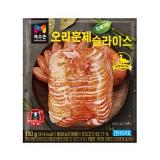 목우촌 오메가3 오리훈제 슬라이스, 180g, 8개
