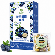 굿픽샵 비욘드오리진 블루베리 퓨레 100% 미국산 스틱형 과채주스 20g 4포+유럽수입사탕증정, 2개, 280g