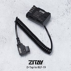 ZITAY D-Tap 轉 BLF19 假電池 適用於 GH3 GH4 GH5, 1個