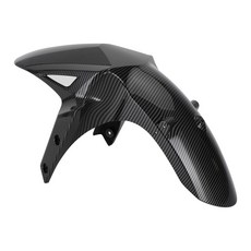 Kawasaki Versys650/KLE650 2015-2021 碳纖維紋路前土除 前擋泥板，提升運動外觀，有效阻擋泥沙, 1個