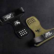 남성 헬스장갑 1세트(2개) - 소가죽 미끄럼방지 풀업 & 데드리프트 전용 반장갑, 1개, 밤낮이 어둡다