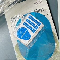 伊代企業社 汽車後視鏡防水膜 後照鏡防雨貼 防霧清晰膜, 1個, 橢圓形(135*95mm)