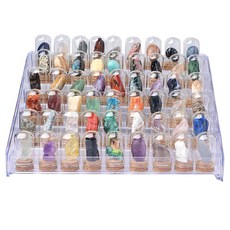 광석 표본 장식품 크리스탈 원석 광물 장식소품 과학 수업 실습 선물용 우주보석 취미, 광석 45종 세트(나무 상자)