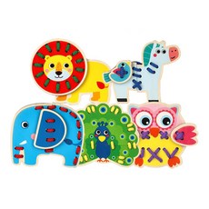 아기 출산선물 바느질놀이 실꿰기 장난감 감각발달 단추끼우기 영아 어린이 재가센터