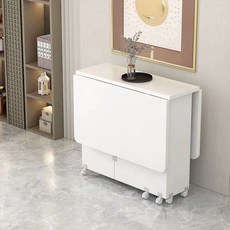 폴딩테이블 접이식식탁 확장형 접이식 원형 폴딩 확장, 15  두꺼운판 가로 120 세로 60 높이 77 웜, 1개, 두꺼운판 길이 120 높이 60 77 C