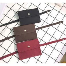 YUYIMI 휴대용 사계절 벨트카드지갑 미니벨트백