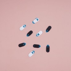 카메라 렌즈 스티커 카메라가림스티커 가림스티커, 01) 블랙
