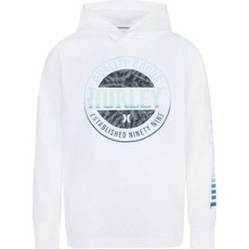 허리 소년들 긴팔 후드 그래픽 티셔츠