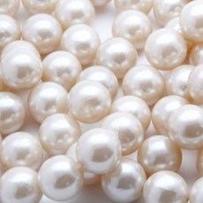진주구슬 비즈, 1개, 아이보리 18mm