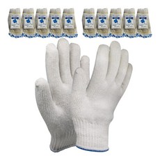 SJG 클로버 면장갑 100켤레, 50g 면장갑, 100세트