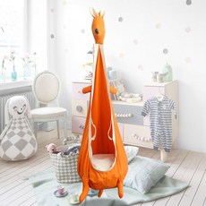 실내 그네 캥거루 천 가방 천장 해먹 스윙 아기그네, 1개