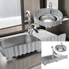 씽크대 흡착시 물튐방지판 그레이 싱크대 물막이 싱크물막이 물맊이